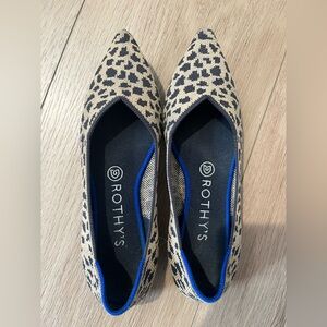 Rothy's The Point - Leopard Animal Print - Size 8